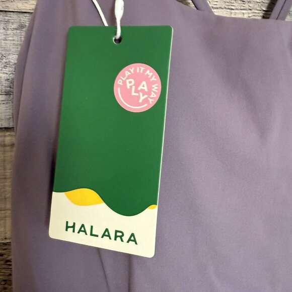 Halara Softly Zero Plush Backless Active Dress Tulip Purple, Size Small NWT - Picture 4 of 11